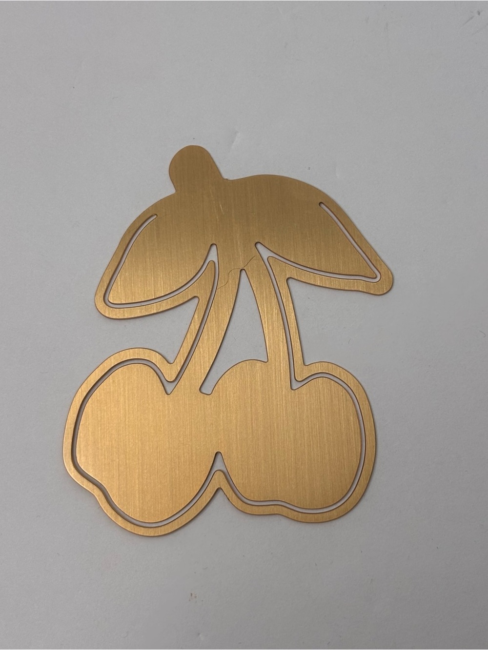 Anthropologie x Papier A Tale Of Two Cherries Mini Book Brass Bookmark Set NEW - Picture 11 of 11